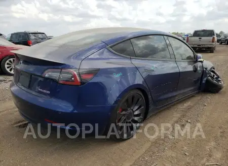 TESLA MODEL 3 2022 vin 5YJ3E1ECXNF125281 from auto auction Copart