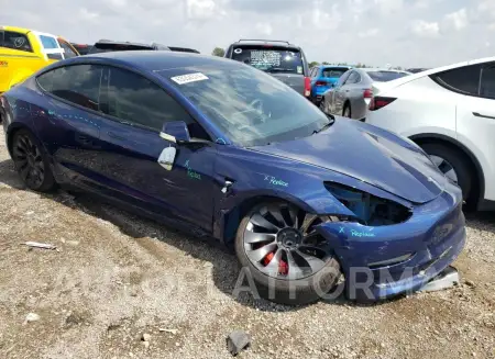 TESLA MODEL 3 2022 vin 5YJ3E1ECXNF125281 from auto auction Copart