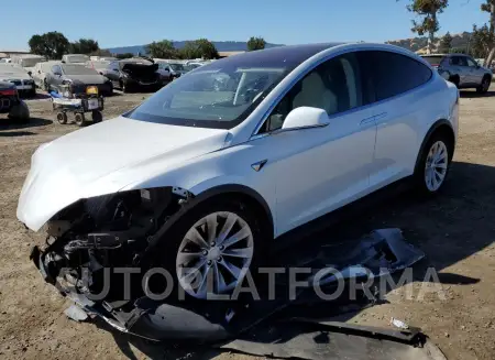 Tesla Model X 2018 2018 vin 5YJXCAE27JF141043 from auto auction Copart