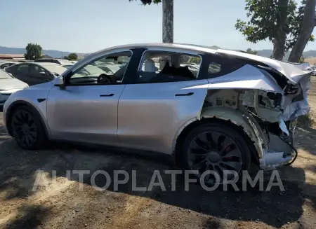 TESLA MODEL Y 2022 vin 7SAYGDEF8NF349244 from auto auction Copart