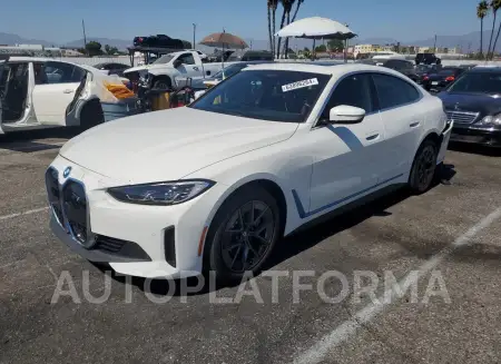 BMW I4 EDRIVE 2023 vin WBY43AW00PFR18052 from auto auction Copart