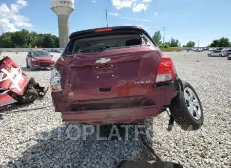 CHEVROLET TRAX LS 2016 vin 3GNCJKSBXGL153882 from auto auction Copart