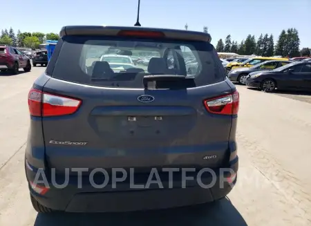 FORD ECOSPORT S 2018 vin MAJ6P1SL6JC196826 from auto auction Copart