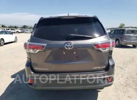 TOYOTA HIGHLANDER 2016 vin 5TDDKRFH7GS267866 from auto auction Copart