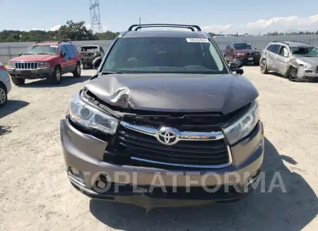 TOYOTA HIGHLANDER 2016 vin 5TDDKRFH7GS267866 from auto auction Copart