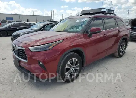 Toyota Highlander 2022 2022 vin 5TDGZRAH7NS100047 from auto auction Copart