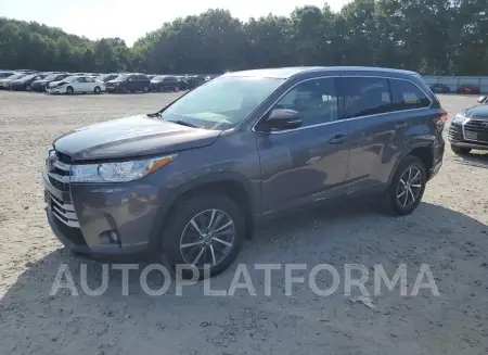 TOYOTA HIGHLANDER 2017 vin 5TDJZRFH3HS407301 from auto auction Copart