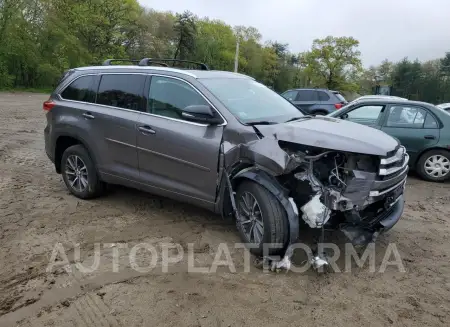 TOYOTA HIGHLANDER 2018 vin 5TDJZRFH6JS531567 from auto auction Copart