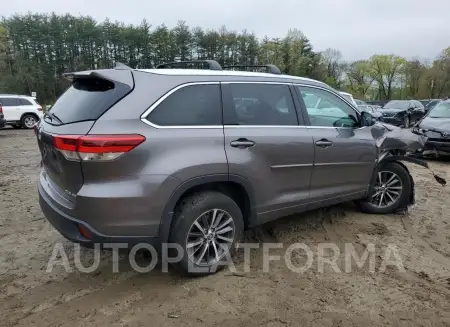 TOYOTA HIGHLANDER 2018 vin 5TDJZRFH6JS531567 from auto auction Copart