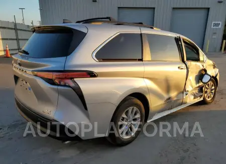 TOYOTA SIENNA LE 2021 vin 5TDKRKECXMS002287 from auto auction Copart