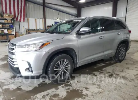 TOYOTA HIGHLANDER 2018 vin 5TDKZRFH2JS545986 from auto auction Copart