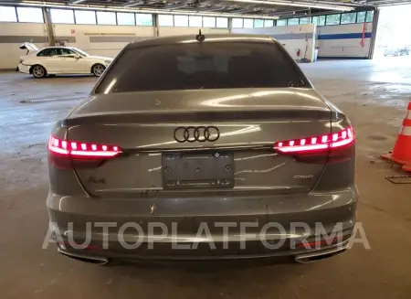 AUDI A4 PREMIUM 2022 vin WAUEAAF40NN007198 from auto auction Copart