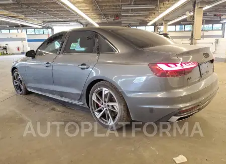 AUDI A4 PREMIUM 2022 vin WAUEAAF40NN007198 from auto auction Copart