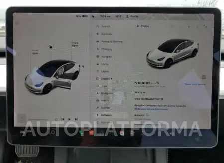 TESLA MODEL 3 2021 vin 5YJ3E1EA2MF098722 from auto auction Copart