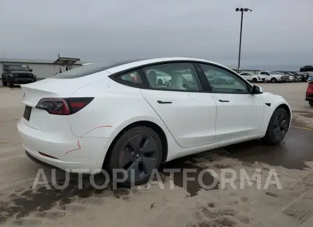 TESLA MODEL 3 2021 vin 5YJ3E1EA2MF098722 from auto auction Copart