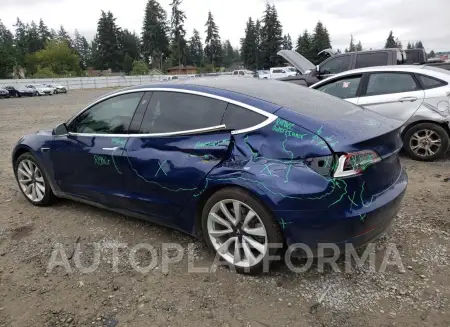 TESLA MODEL 3 2018 vin 5YJ3E1EB4JF092053 from auto auction Copart