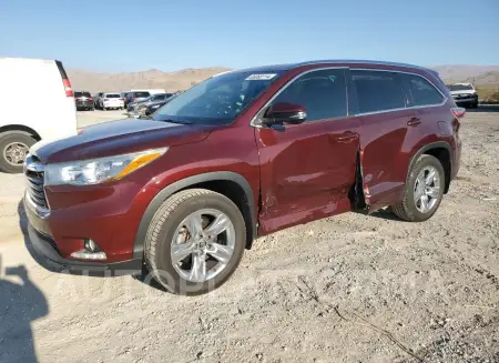 Toyota Highlander 2016 2016 vin 5TDDKRFH3GS246920 from auto auction Copart