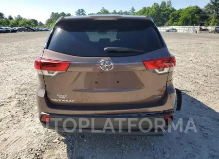 TOYOTA HIGHLANDER 2018 vin 5TDBZRFH9JS810516 from auto auction Copart