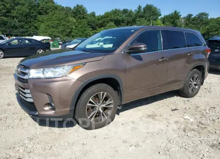 Toyota Highlander 2018 2018 vin 5TDBZRFH9JS810516 from auto auction Copart