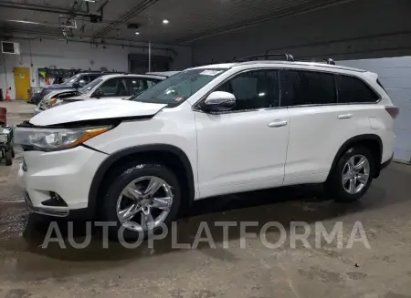 TOYOTA HIGHLANDER 2015 vin 5TDDKRFH9FS142947 from auto auction Copart