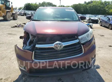 TOYOTA HIGHLANDER 2016 vin 5TDDKRFH9GS321748 from auto auction Copart