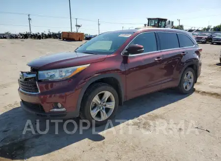 TOYOTA HIGHLANDER 2016 vin 5TDDKRFH9GS321748 from auto auction Copart