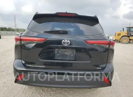 TOYOTA HIGHLANDER 2020 vin 5TDGZRAH7LS018459 from auto auction Copart