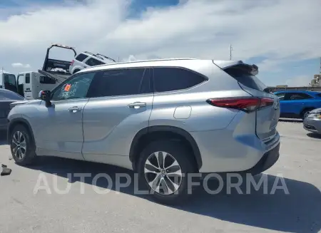 TOYOTA HIGHLANDER 2022 vin 5TDGZRAH7NS114434 from auto auction Copart