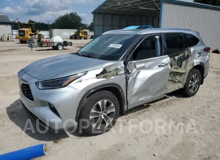 Toyota Highlander 2021 2021 vin 5TDGZRBH1MS099703 from auto auction Copart