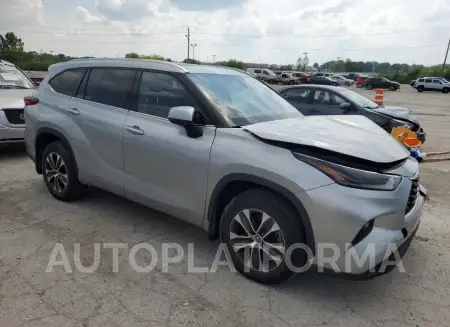 TOYOTA HIGHLANDER 2021 vin 5TDGZRBH4MS526193 from auto auction Copart