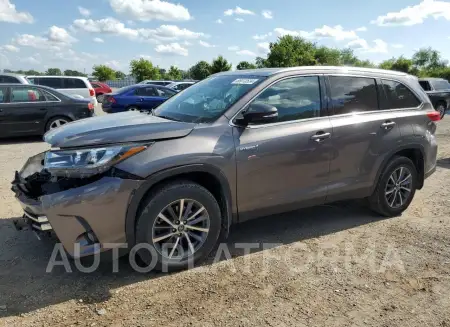 TOYOTA HIGHLANDER 2019 vin 5TDJGRFH9KS070971 from auto auction Copart