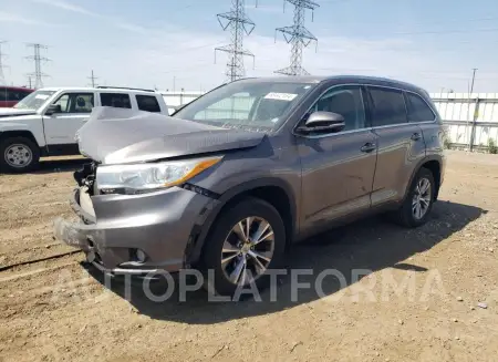 Toyota Highlander 2015 2015 vin 5TDJKRFH1FS199744 from auto auction Copart