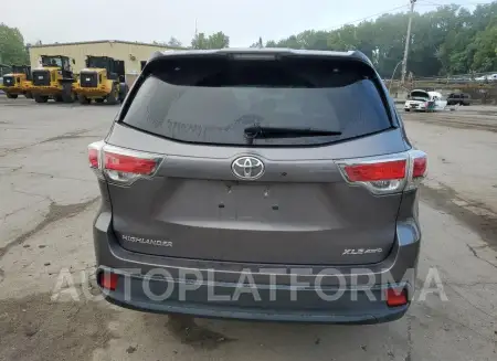 TOYOTA HIGHLANDER 2015 vin 5TDJKRFH2FS129153 from auto auction Copart