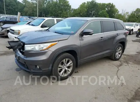 Toyota Highlander 2015 2015 vin 5TDJKRFH2FS129153 from auto auction Copart