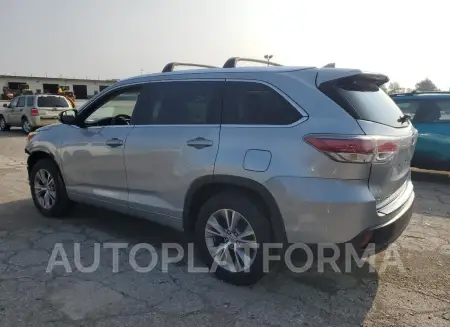 TOYOTA HIGHLANDER 2015 vin 5TDJKRFH2FS177106 from auto auction Copart