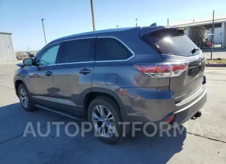 TOYOTA HIGHLANDER 2015 vin 5TDJKRFH7FS201402 from auto auction Copart