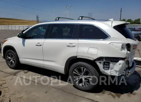 TOYOTA HIGHLANDER 2016 vin 5TDJKRFH7GS248589 from auto auction Copart