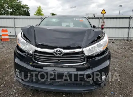 TOYOTA HIGHLANDER 2016 vin 5TDJKRFH7GS317863 from auto auction Copart