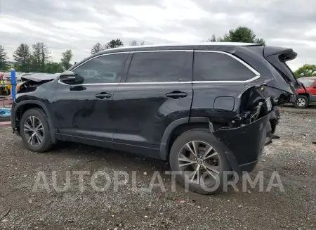 TOYOTA HIGHLANDER 2016 vin 5TDJKRFH7GS317863 from auto auction Copart