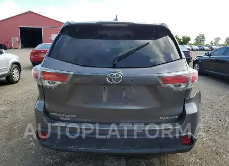 TOYOTA HIGHLANDER 2016 vin 5TDJKRFH7GS500387 from auto auction Copart