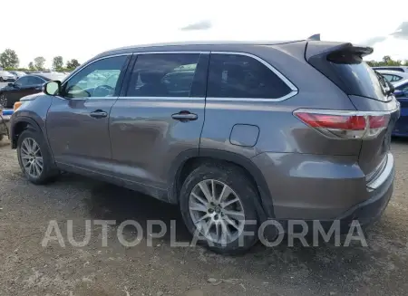 TOYOTA HIGHLANDER 2016 vin 5TDJKRFH7GS500387 from auto auction Copart