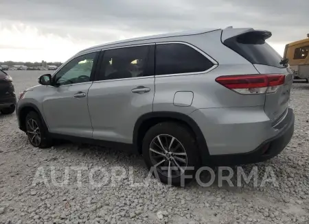 TOYOTA HIGHLANDER 2019 vin 5TDJZRFH3KS615248 from auto auction Copart