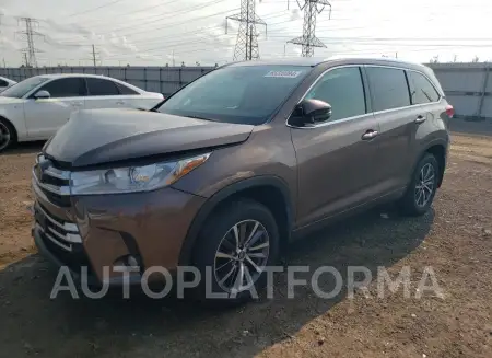 Toyota Highlander 2018 2018 vin 5TDJZRFH6JS485772 from auto auction Copart