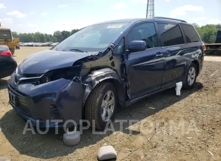 Toyota Sienna LE 2020 2020 vin 5TDKZ3DC0LS024448 from auto auction Copart