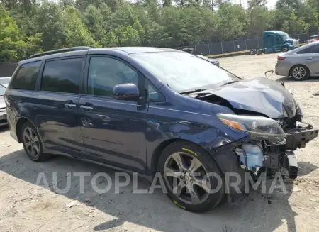 TOYOTA SIENNA SE 2018 vin 5TDXZ3DC9JS943013 from auto auction Copart