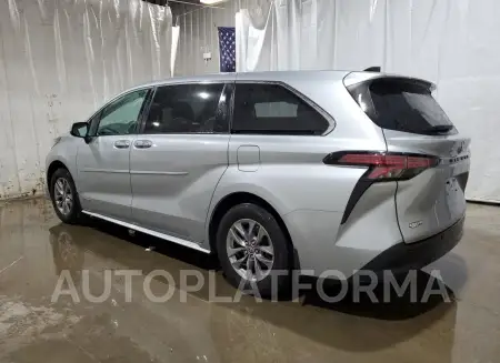 TOYOTA SIENNA XLE 2021 vin 5TDYRKEC1MS006836 from auto auction Copart