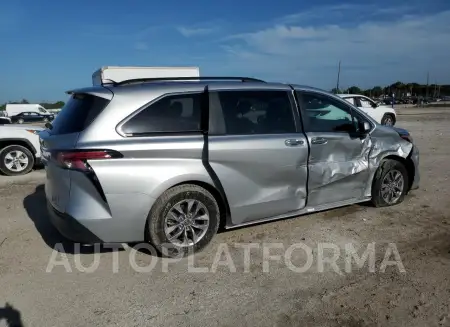 TOYOTA SIENNA XLE 2021 vin 5TDYRKEC9MS073894 from auto auction Copart