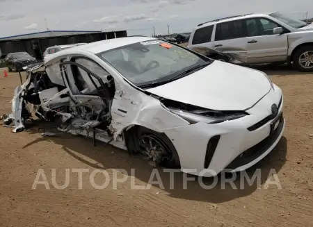 TOYOTA PRIUS LE 2022 vin JTDL9MFU6N3035944 from auto auction Copart