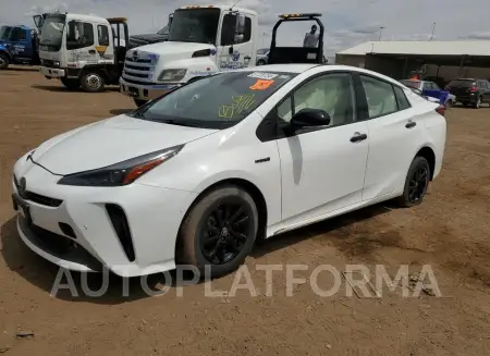 TOYOTA PRIUS LE 2022 vin JTDL9MFU6N3035944 from auto auction Copart