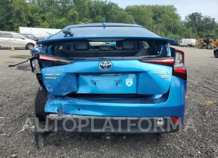 TOYOTA PRIUS 2019 vin JTDL9RFU1K3003511 from auto auction Copart